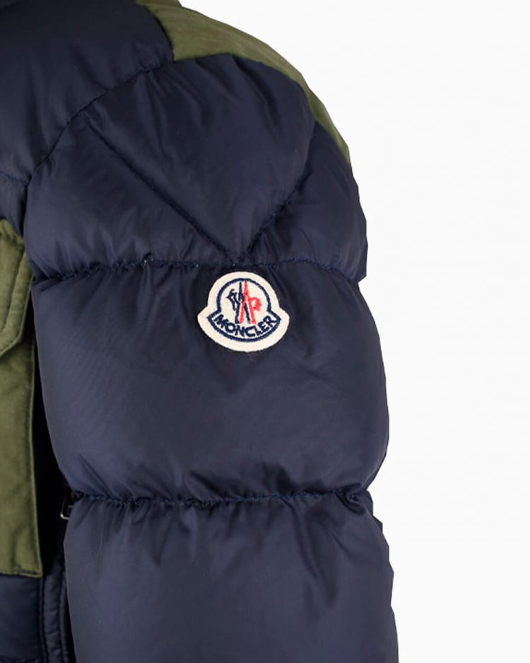 Jaqueta Moncler Original Nylon Bicolor Infantil Feminino